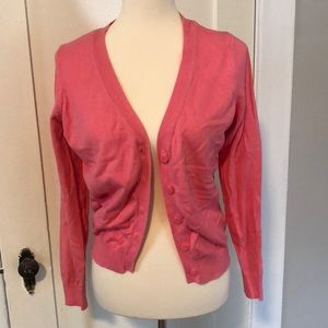 H&M Basic Cardigan - coral pink